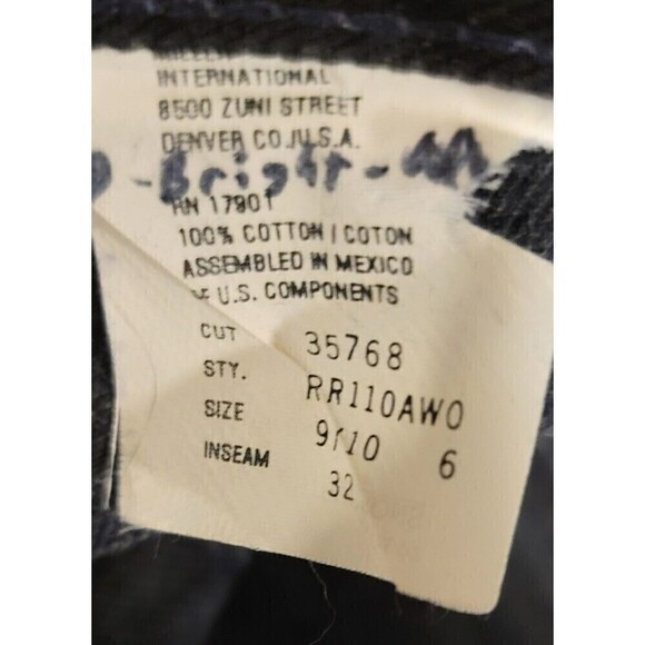 Vintage Authentic Rockies Black Rocky Mountain Early 90s Jeans - Size 9/10 - Picture 9 of 9